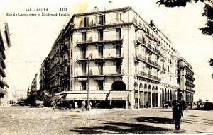 Alger - Rue de Constantine et Boulevard Baudin - 1933